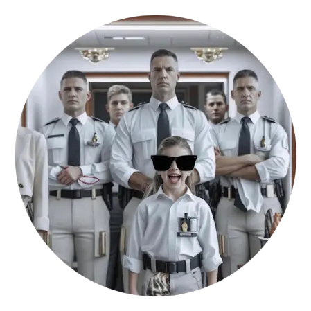 Diskrete Sicherheitskraefte begleiten Familie im Personenschutz